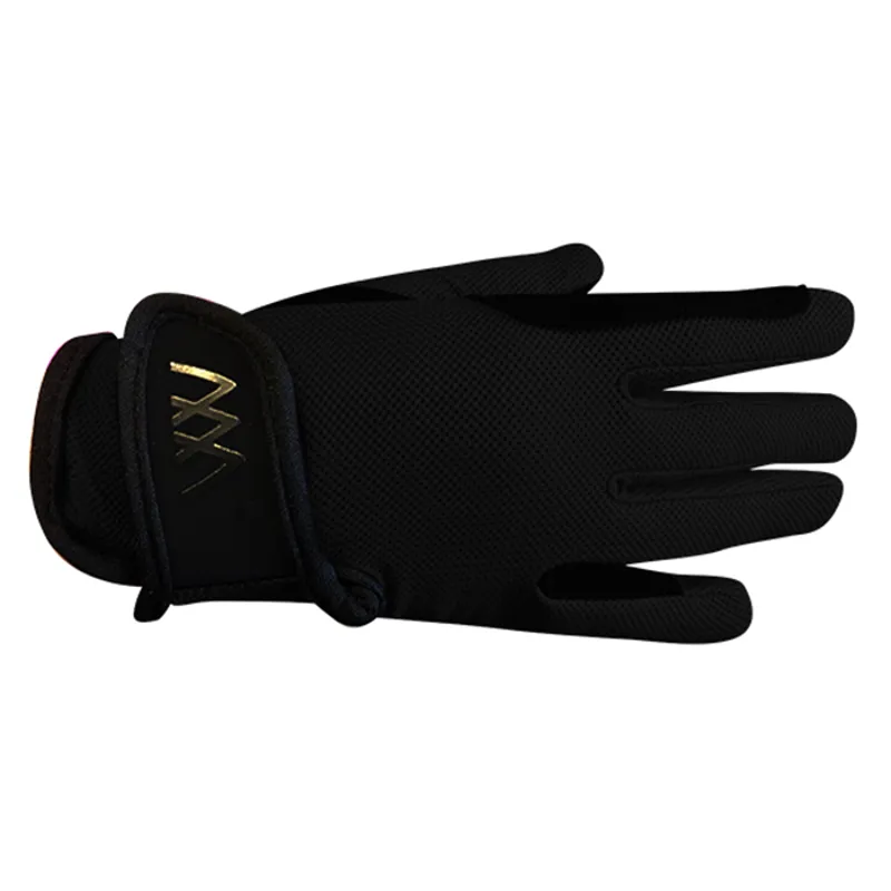 Woof Wear Young Riders Pro Riding Gloves in Black